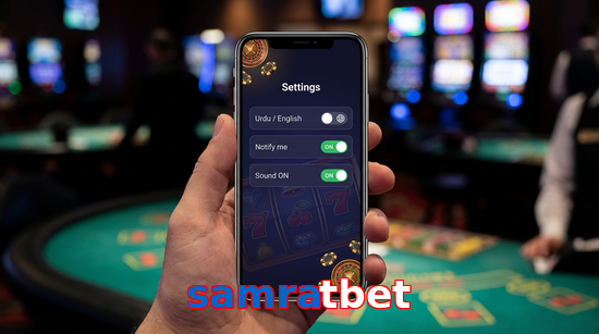 Game list for Samratbet app section